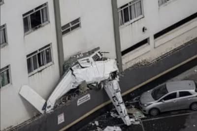 Avioneta se estrella contra edificio en Brasil