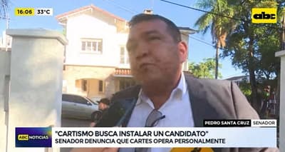 Cartes opera para colocar candidato “a medida” en la Corte, según senador