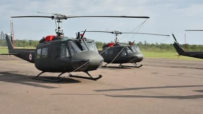 Fuerza Aérea recibe cuatro helicópteros de Taiwán