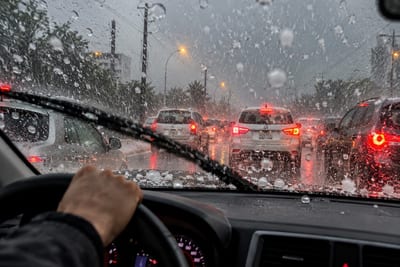 Caminera alerta sobre peligros al conducir con granizo