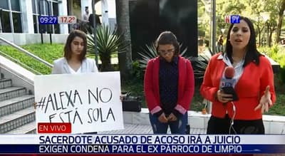 Cura afronta juicio oral por caso de acoso sexual