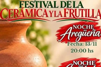 Festival de la Cerámica y la Frutilla en Areguá: dos noches con entrada gratis