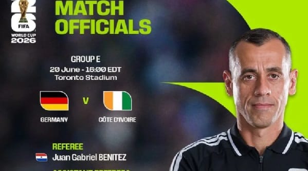 Terna paraguaya dirigirá Alemania ante Costa de Marfil