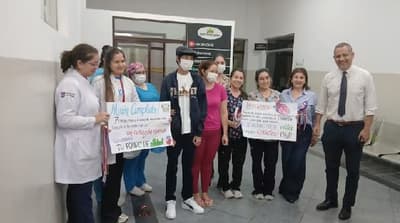 Acosta Ñu otorga el alta a joven trasplantado del corazón