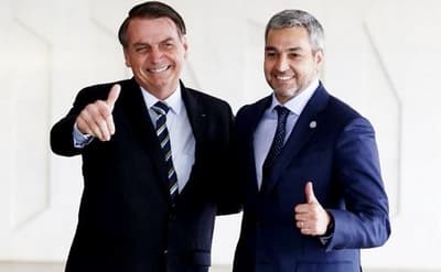 Bolsonaro anuncia reunión con Abdo para apertura de frontera