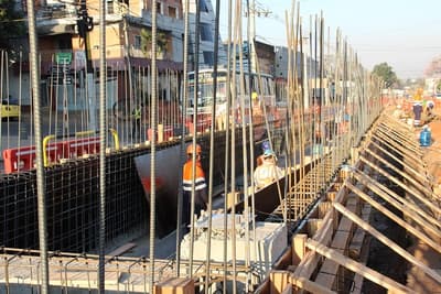 Obra del metrobús avanzó 10%