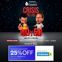 Crisis de los 40 y 50 sube a escena en el Teatro Latino