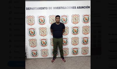 Exfutbolista ecuatoriano con orden de captura por homicidio es detenido en Paraguay