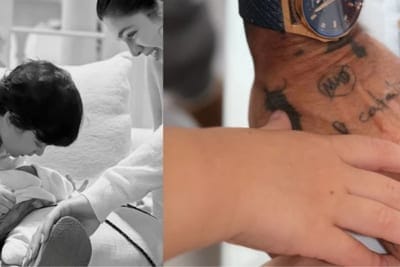 Nadia Ferreira y Marc Anthony presentan a Myla, su segunda hija
