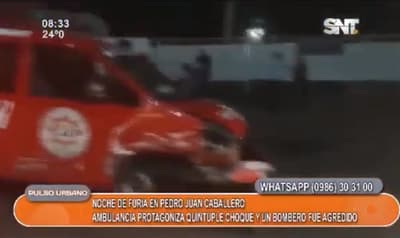 Accidente, amputación, choque de ambulancia y más en Pedro Juan