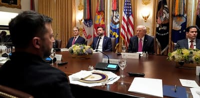 Trump y Zelenski se contradicen sobre Putin en la Casa Blanca