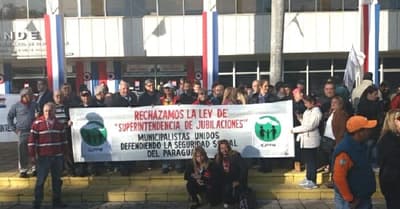 Jubilados exigen a Senadores rechazar el proyecto de Superintendencia