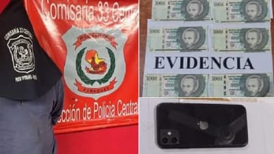 Vendió su celular y recibió G. 1 millón en billetes falsos