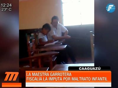 Imputan a maestra por golpear a su alumno