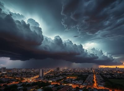 Alerta de tormentas afecta a todo territorio nacional