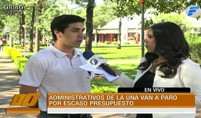 Funcionarios de la UNA anuncian paro indefinido