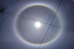 Halo solar en Paraguay: Meteorología explica el fenómeno