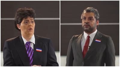 Vibrante "debate presidencial" en Polémica en el Bar