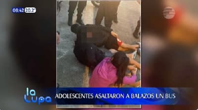 Adolescentes armados asaltan un bus en Asunción