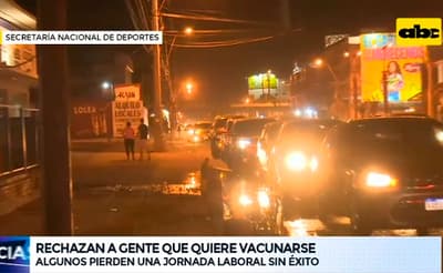 Quejas y molestias por corte en vacunación en la SND