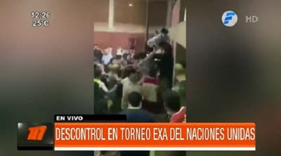 Torneo de exalumnos termina a los golpes en Colegio Naciones Unidas