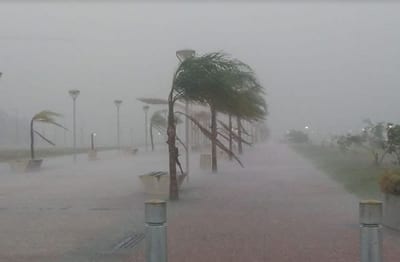 Vientos llegaron a 120 km/h en el sur, confirman
