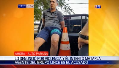 Detienen a agente del Grupo Lince por intento de feminicidio