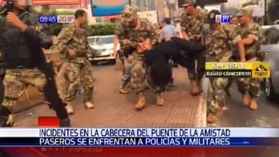 Detienen a Mbururú en medio de batalla campal en Ciudad del Este