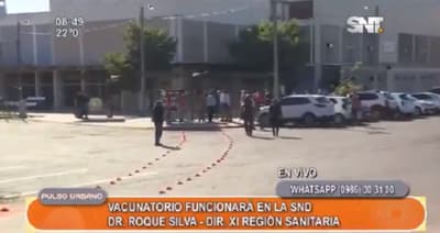 Habilitan vacunatorio masivo en la Secretaría Nacional de Deportes