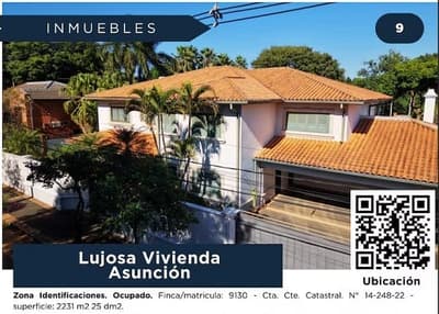 Senabico pondrá a la venta mansión, inmuebles rurales y vehículos en nueva subasta