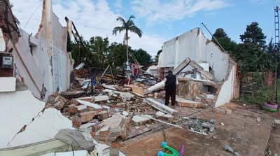 Caaguazú azotado por un posible tornado de 100 metros de diámetro