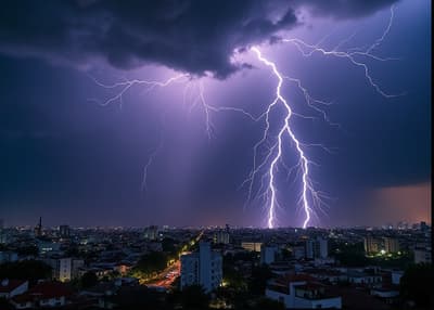 Meteorología anuncia lluvias y tormentas eléctricas en todo el país