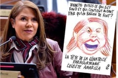 Revista satírica francesa publica una caricatura sobre Celeste Amarilla