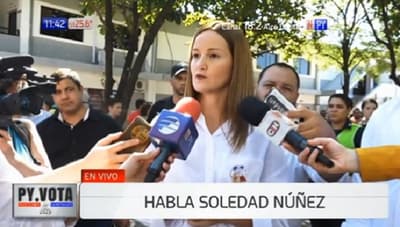 Soledad Núñez denuncia agresión por parte de apoderado colorado