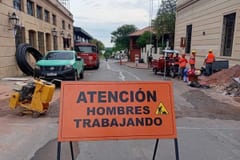 Bloquean calle Ayolas por obras de ANDE en Asunción