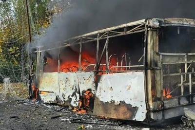 Ataque ruso contra autobuses deja 30 muertos en Ucrania