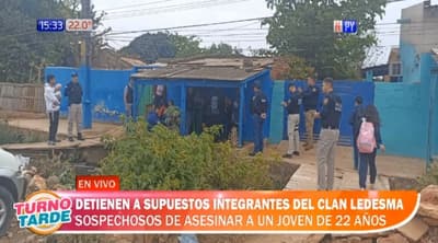 Detienen a sospechosos de asesinar a joven en barrio de Asunción