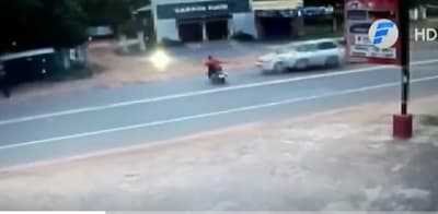 Video retrata grave accidente ocasionado por giro indebido