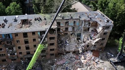 Ataque ruso en Kiev deja un muerto y 26 heridos