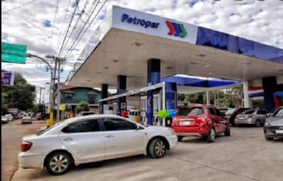 Petropar reduce precio de combustibles, pero solo en siete surtidores