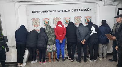 Culmina operación “Dominatus” con nueve detenidos en Chacarita