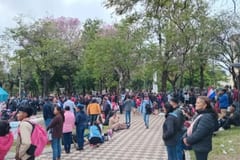 Protesta indígena bloquea Mariscal López y genera congestión