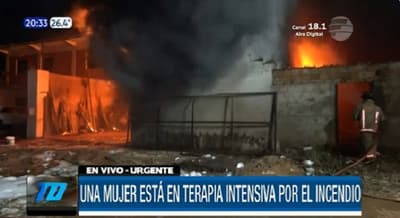Padre e hija sufren heridas tras incendio en Villa Elisa