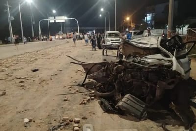 Camión provoca choque múltiple en Pedrozo: tres fallecidos y varios heridos