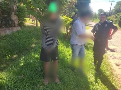 Padre ata a su hijo y lo entrega en Capiatá