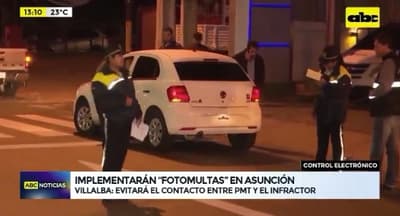 Comuna capitalina implementará controles con fotomultas, confirman