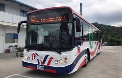 Taiwán donará 10 buses eléctricos a Paraguay