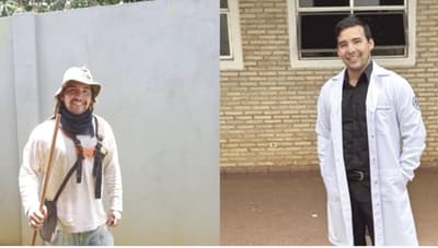Limpia patios desde los 16 años, trabaja como jardinero y está cerca de ser médico