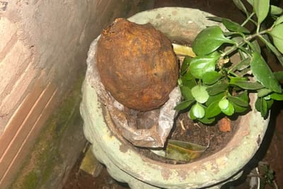 Hombre encontró dos granadas en Ypacaraí y se las llevó a su casa