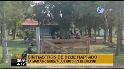 No hay rastros de bebé raptado hace varios días